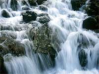 Waterfall close-up; Buttermere, Cumbria