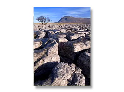 Ingleborough from White Scars - Click to view or buy this customisable greeting card