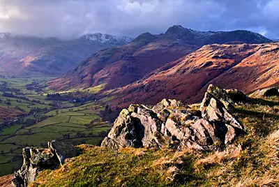Great Langdale from Blea Rigg, The Lake District