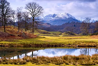 Wetherlam from the River Brathay, The Lake District